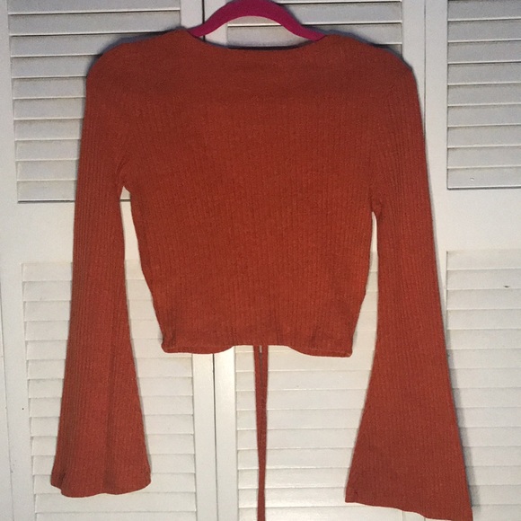 Orange Drawstring Top - Picture 5 of 5